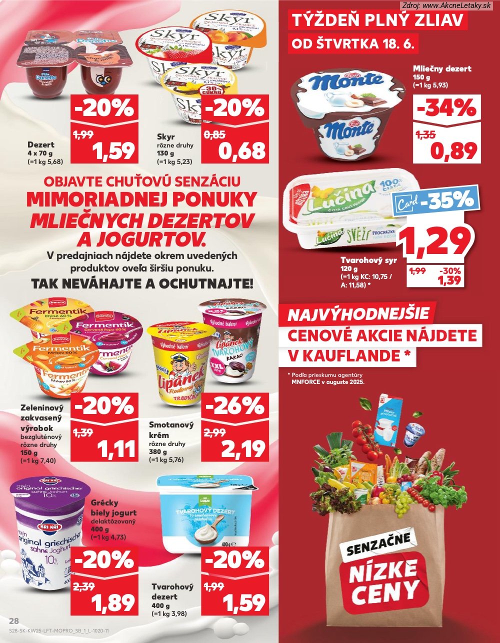 Leták Kaufland (18. 6. - 24. 6. 2026) - strana 28 z 84