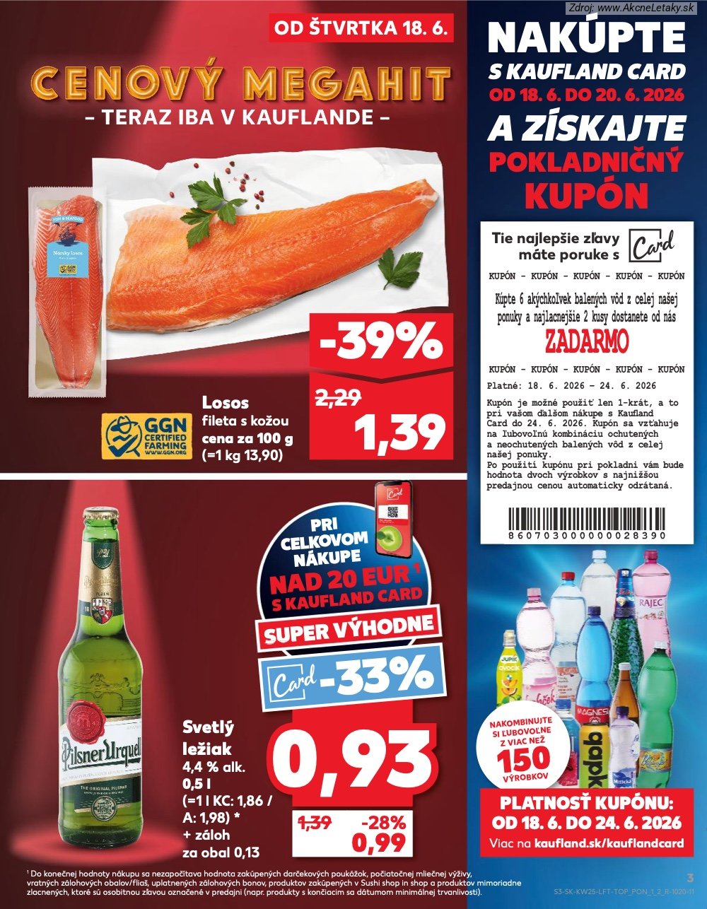 Leták Kaufland (18. 6. - 24. 6. 2026) - strana 3 z 84