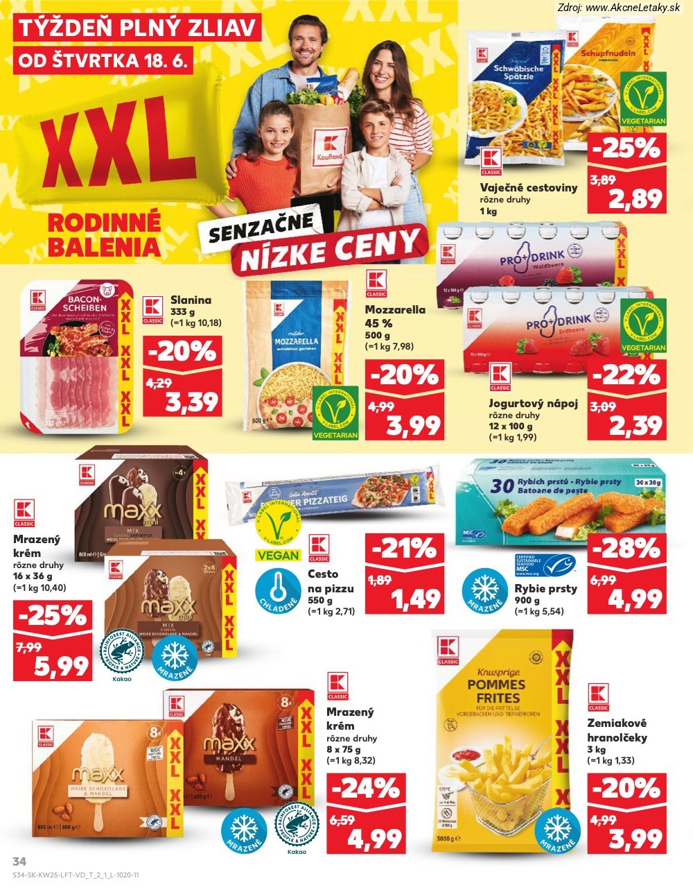 Leták Kaufland (18. 6. - 24. 6. 2026) - strana 34 z 84