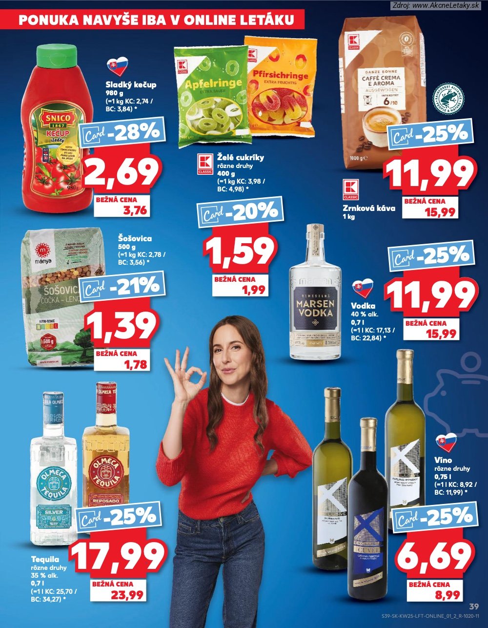 Leták Kaufland (18. 6. - 24. 6. 2026) - strana 39 z 84