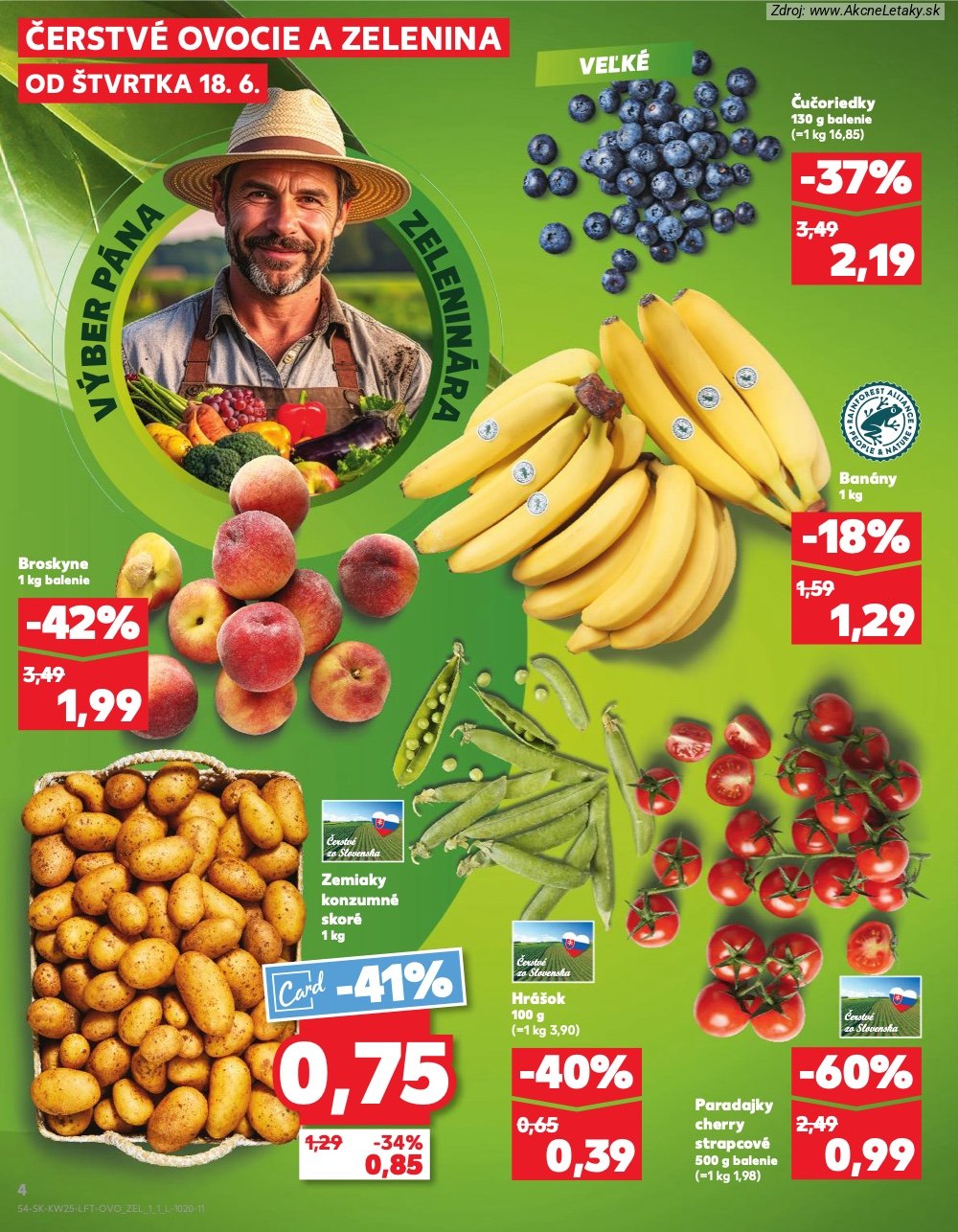 Leták Kaufland (18. 6. - 24. 6. 2026) - strana 4 z 84