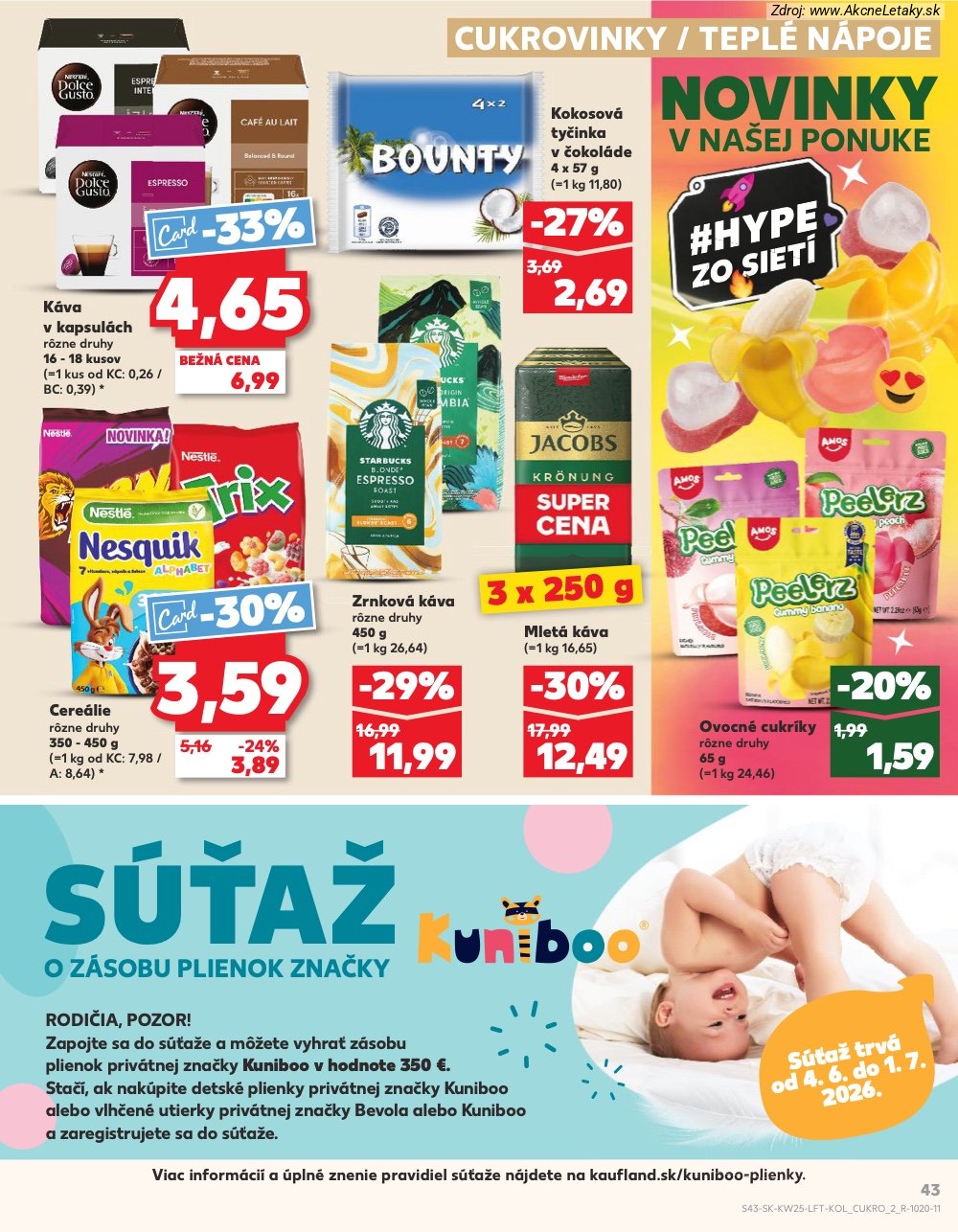 Leták Kaufland (18. 6. - 24. 6. 2026) - strana 43 z 84