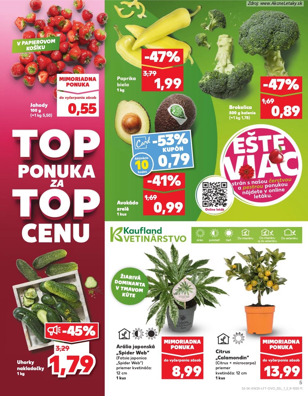 Leták Kaufland (18. 6. - 24. 6. 2026) - strana 5 z 84