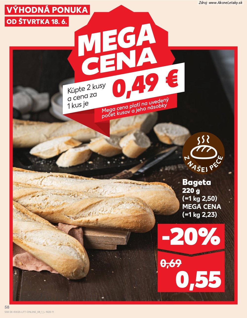 Leták Kaufland (18. 6. - 24. 6. 2026) - strana 58 z 84