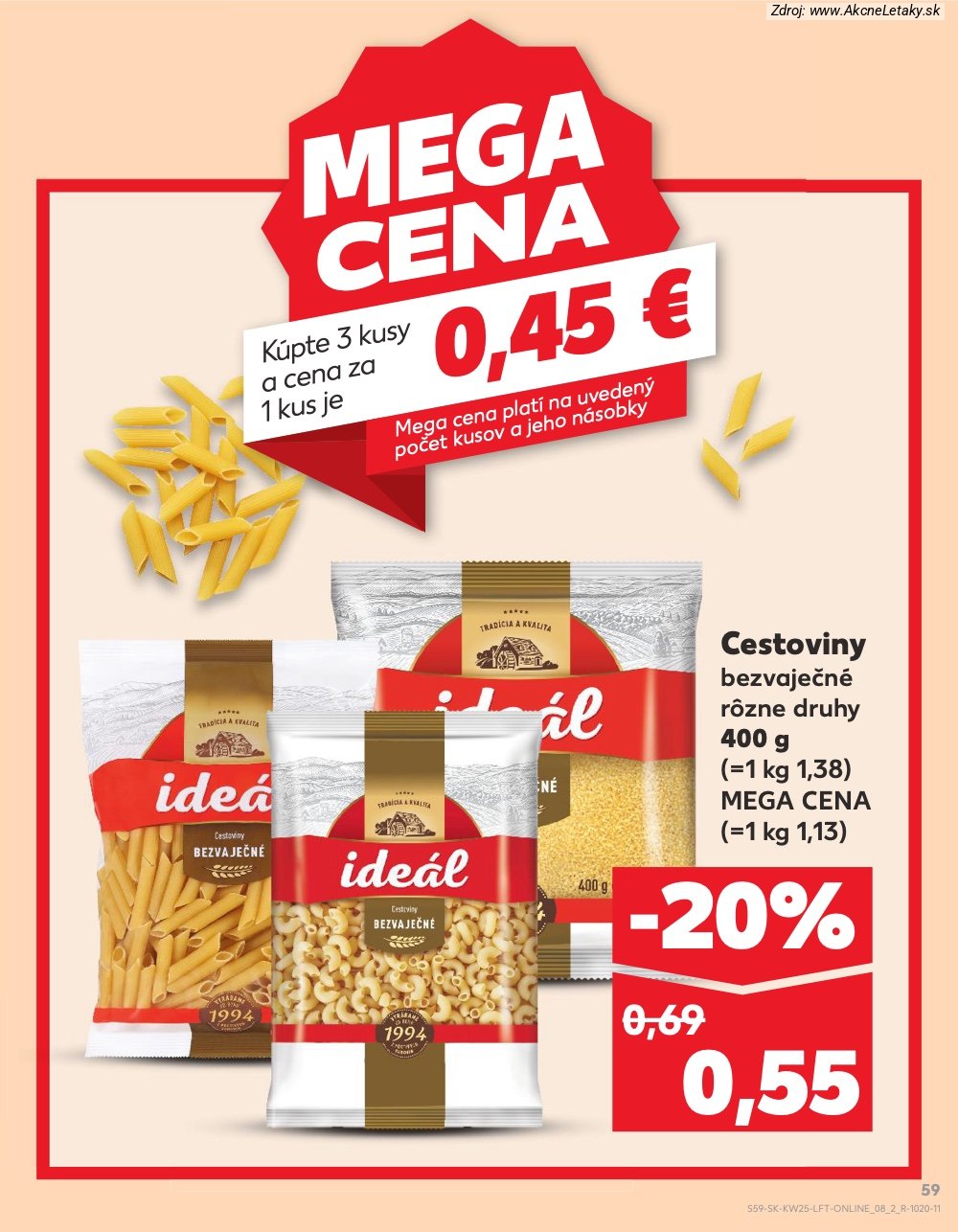 Leták Kaufland (18. 6. - 24. 6. 2026) - strana 59 z 84