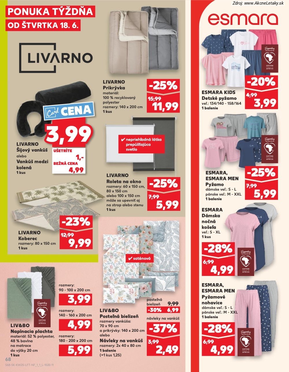 Leták Kaufland (18. 6. - 24. 6. 2026) - strana 68 z 84