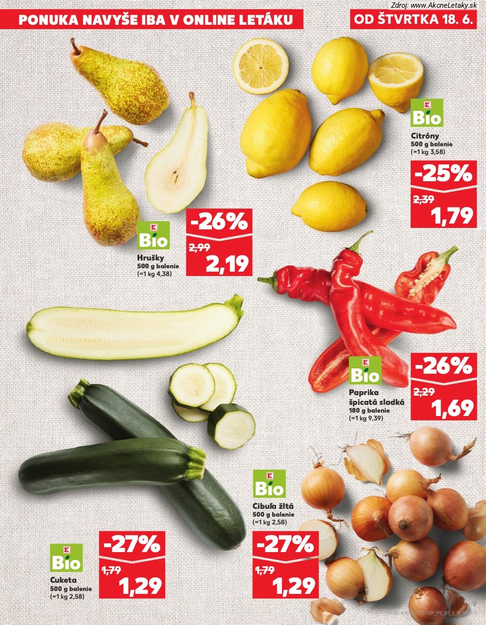 Leták Kaufland (18. 6. - 24. 6. 2026) - strana 9 z 84