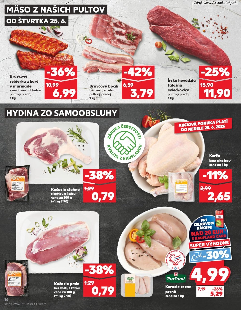Leták Kaufland (25. 6. - 1. 7. 2026) - strana 16 z 84