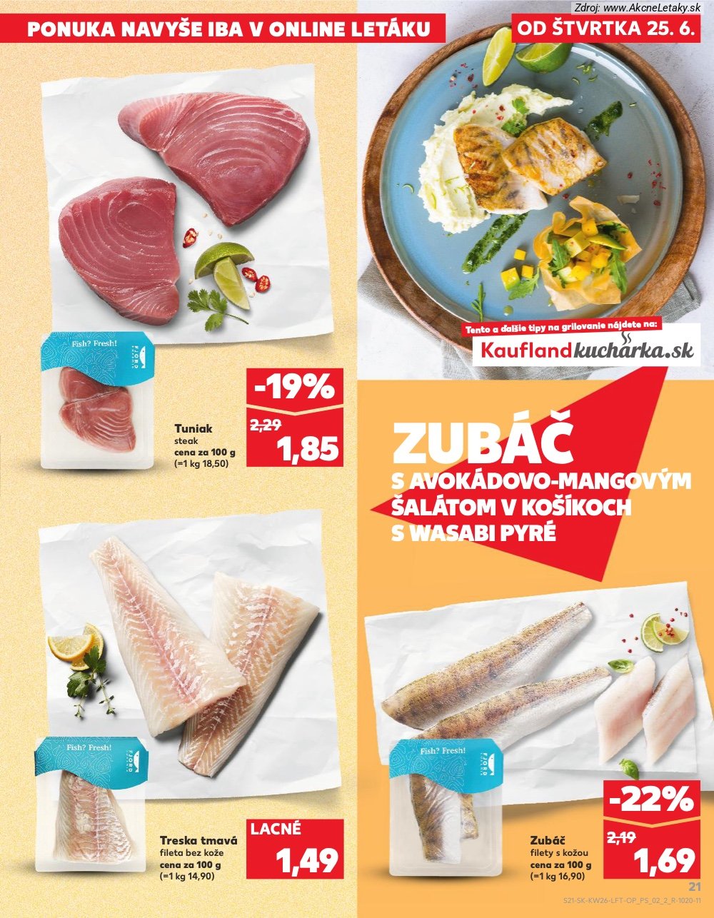 Leták Kaufland (25. 6. - 1. 7. 2026) - strana 21 z 84