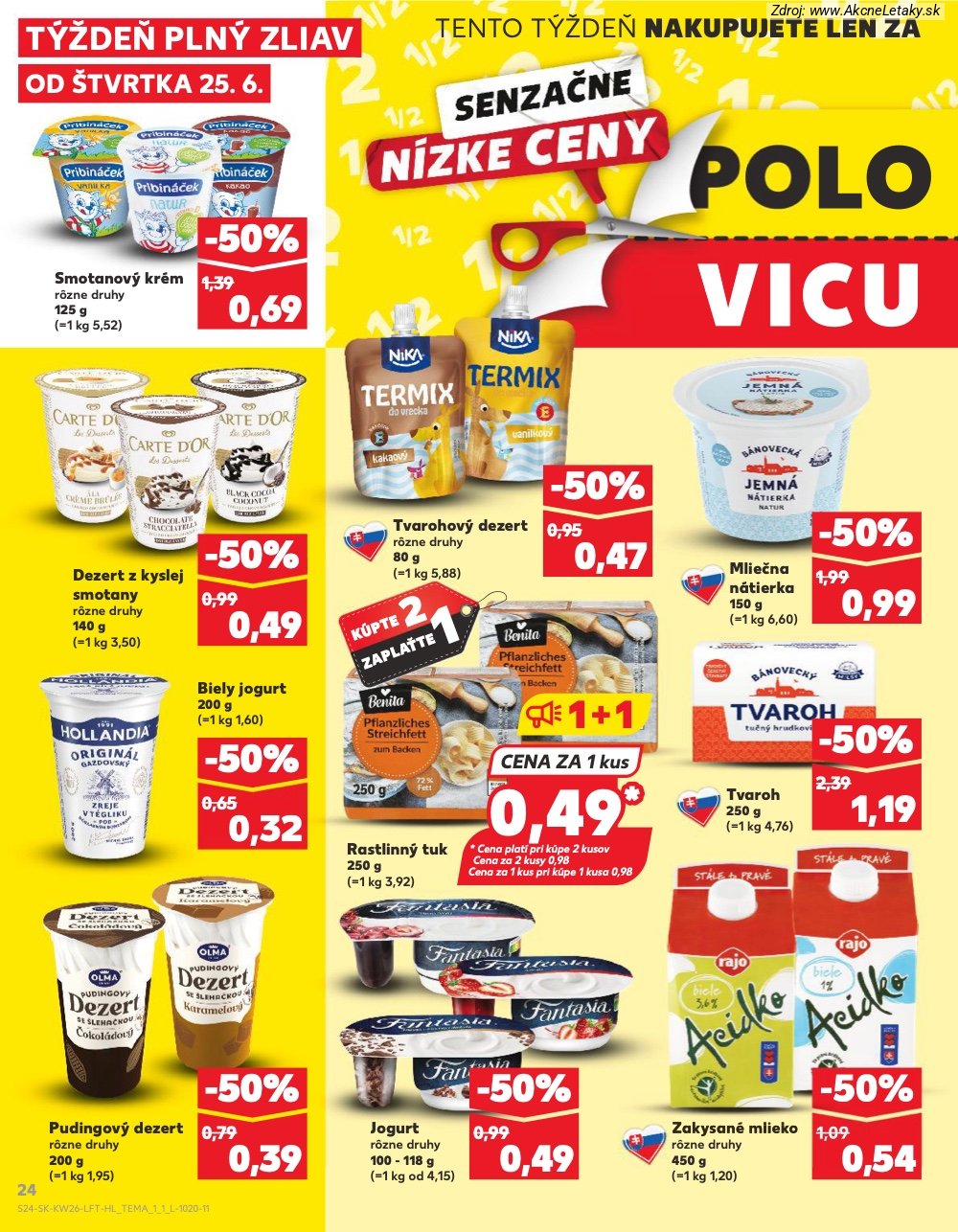 Leták Kaufland (25. 6. - 1. 7. 2026) - strana 24 z 84