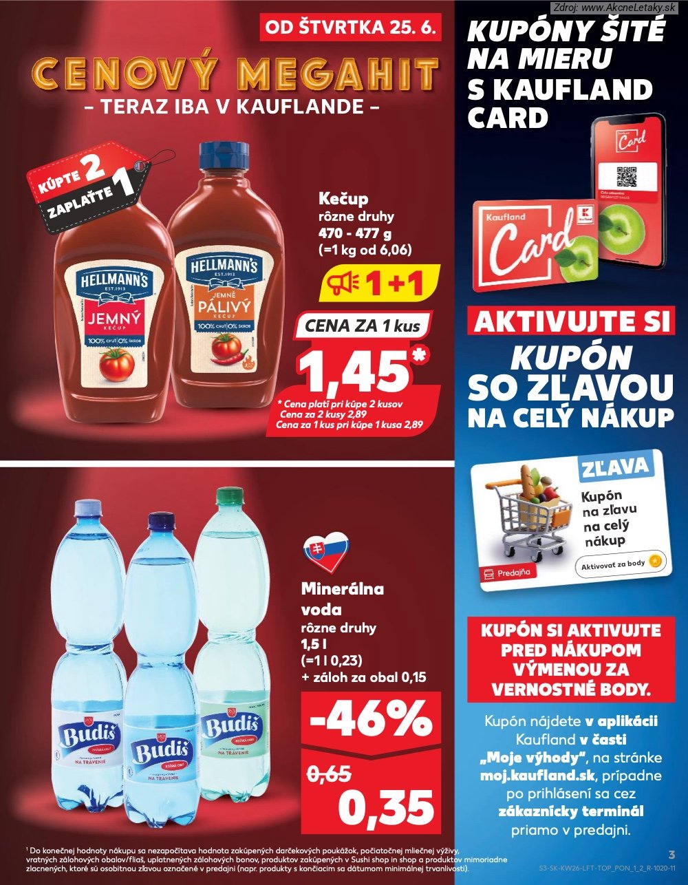 Leták Kaufland (25. 6. - 1. 7. 2026) - strana 3 z 84