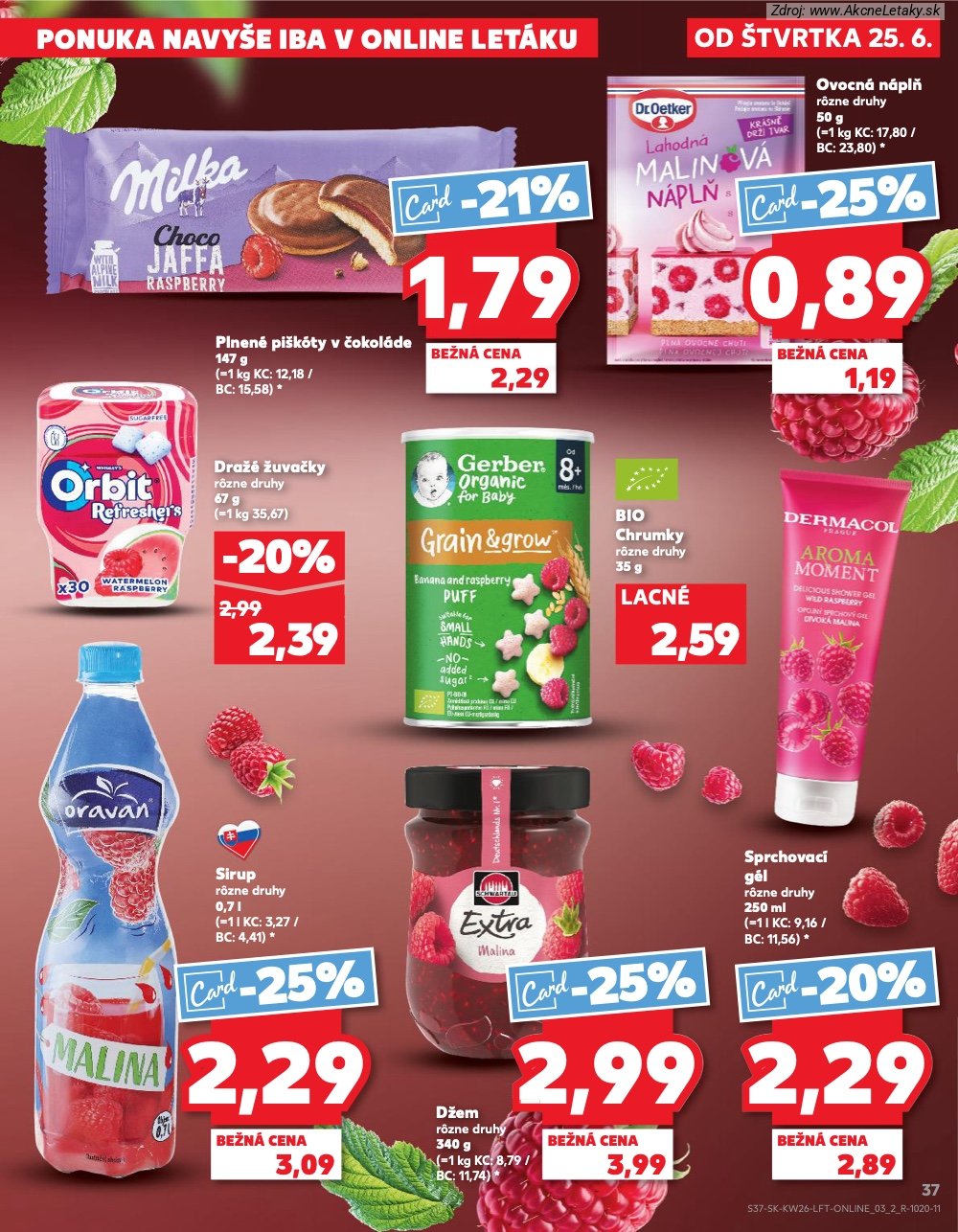 Leták Kaufland (25. 6. - 1. 7. 2026) - strana 37 z 84