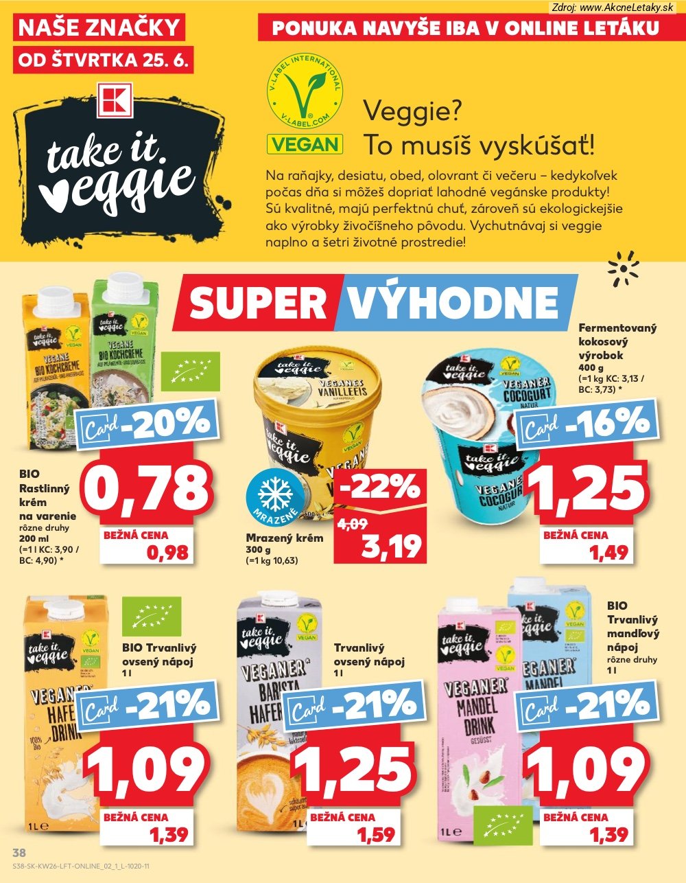 Leták Kaufland (25. 6. - 1. 7. 2026) - strana 38 z 84