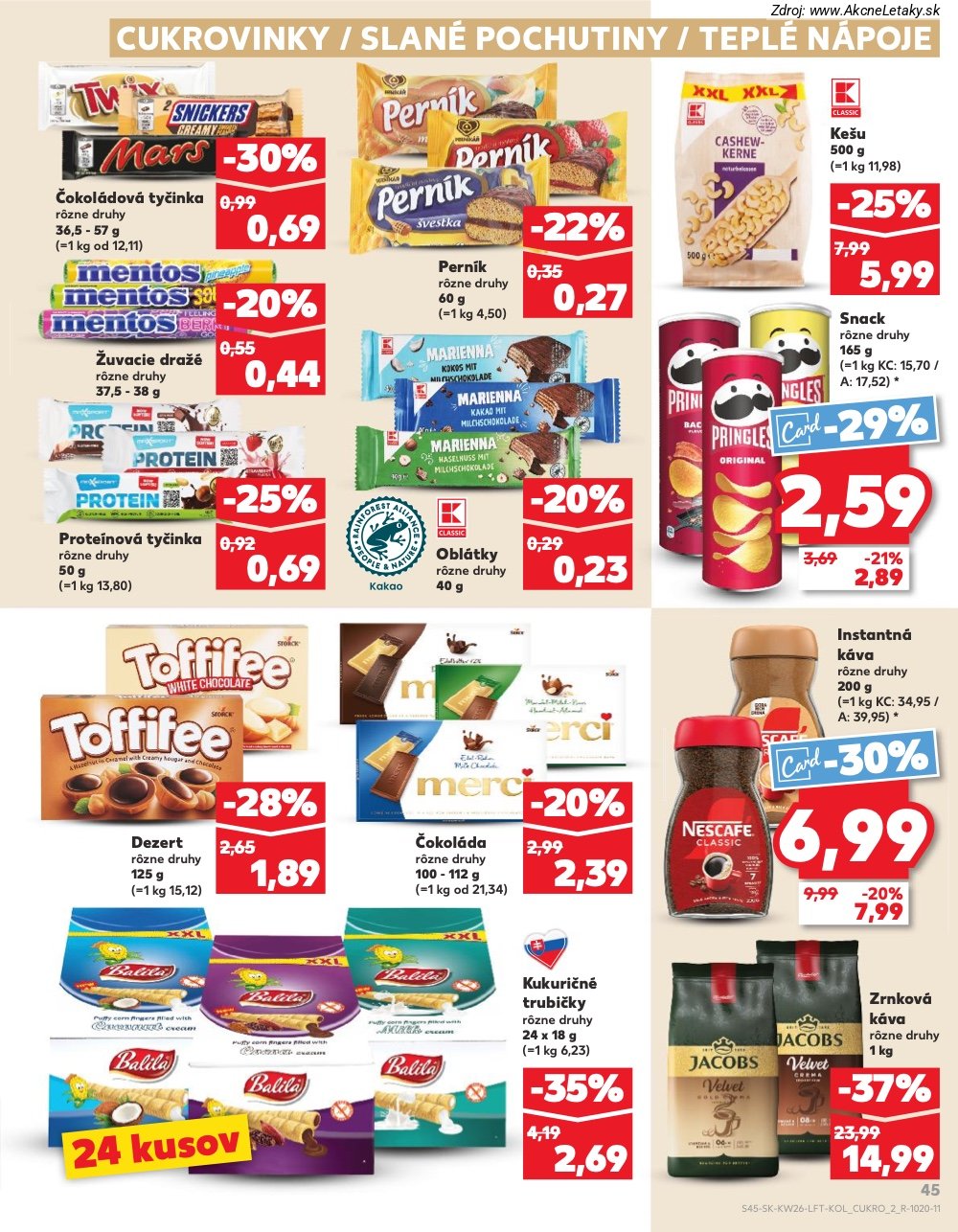 Leták Kaufland (25. 6. - 1. 7. 2026) - strana 45 z 84