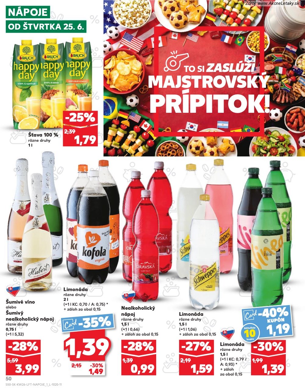Leták Kaufland (25. 6. - 1. 7. 2026) - strana 50 z 84