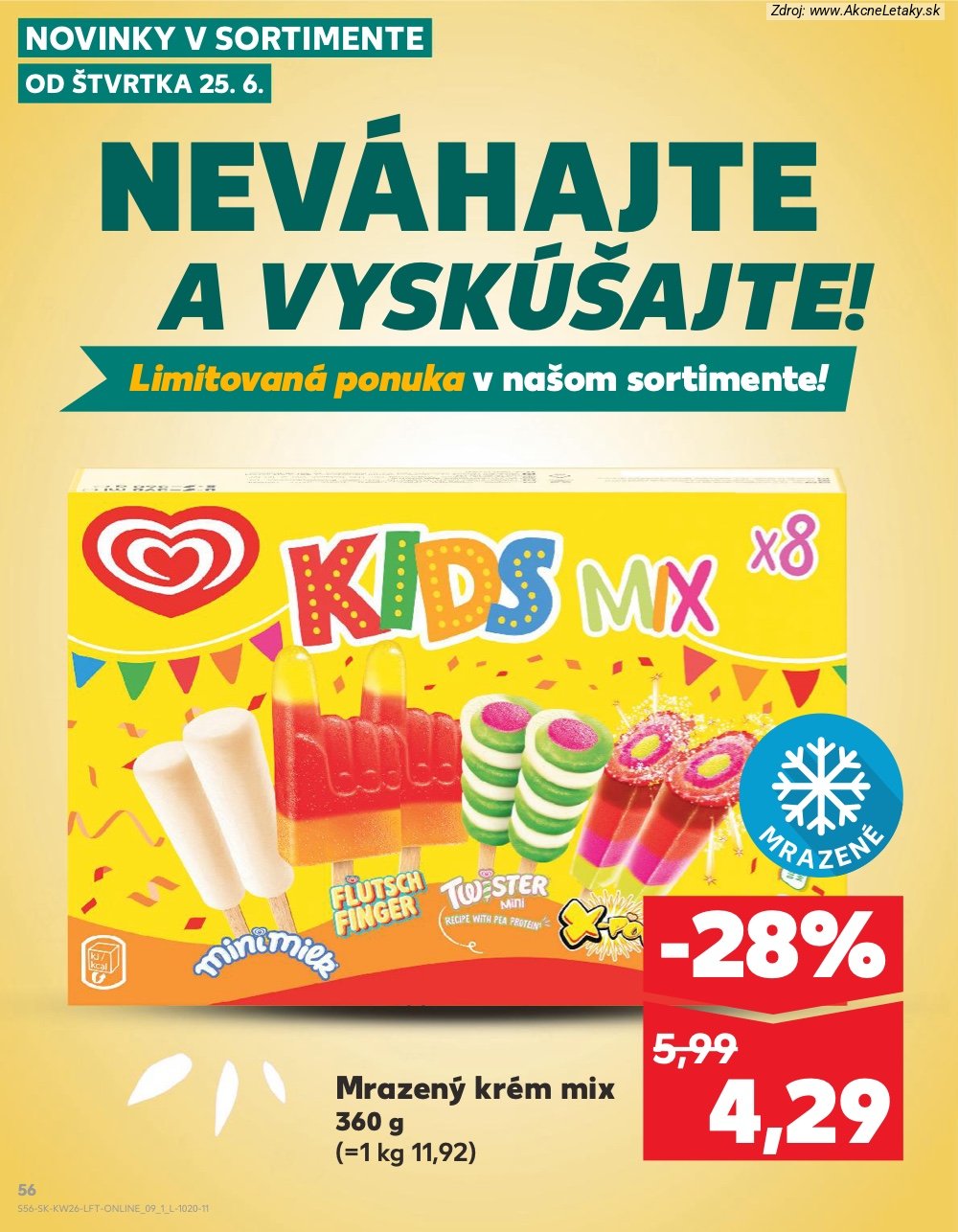 Leták Kaufland (25. 6. - 1. 7. 2026) - strana 56 z 84