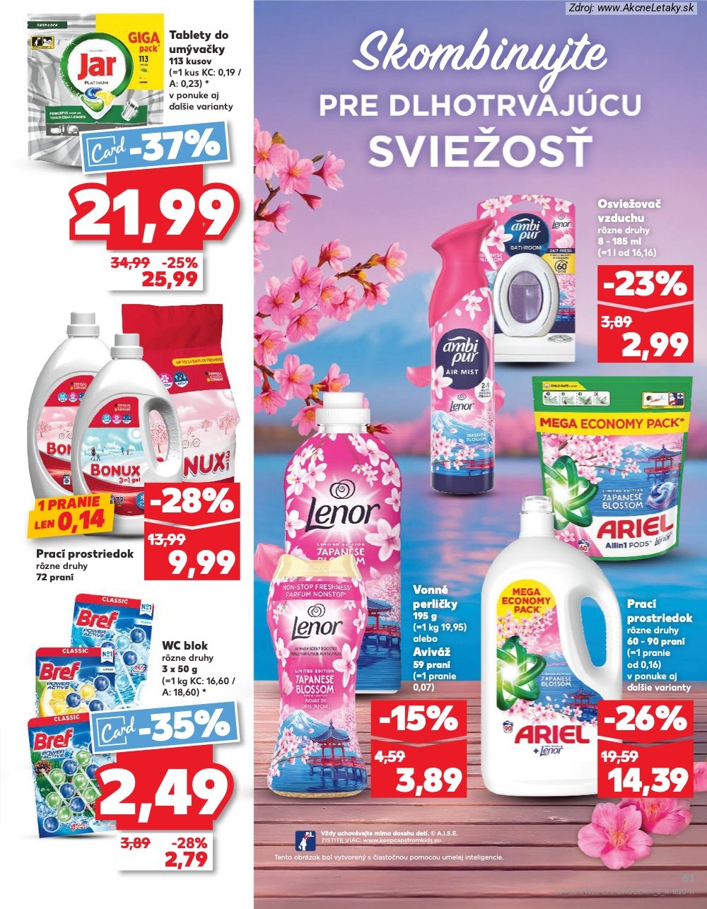 Leták Kaufland (25. 6. - 1. 7. 2026) - strana 61 z 84