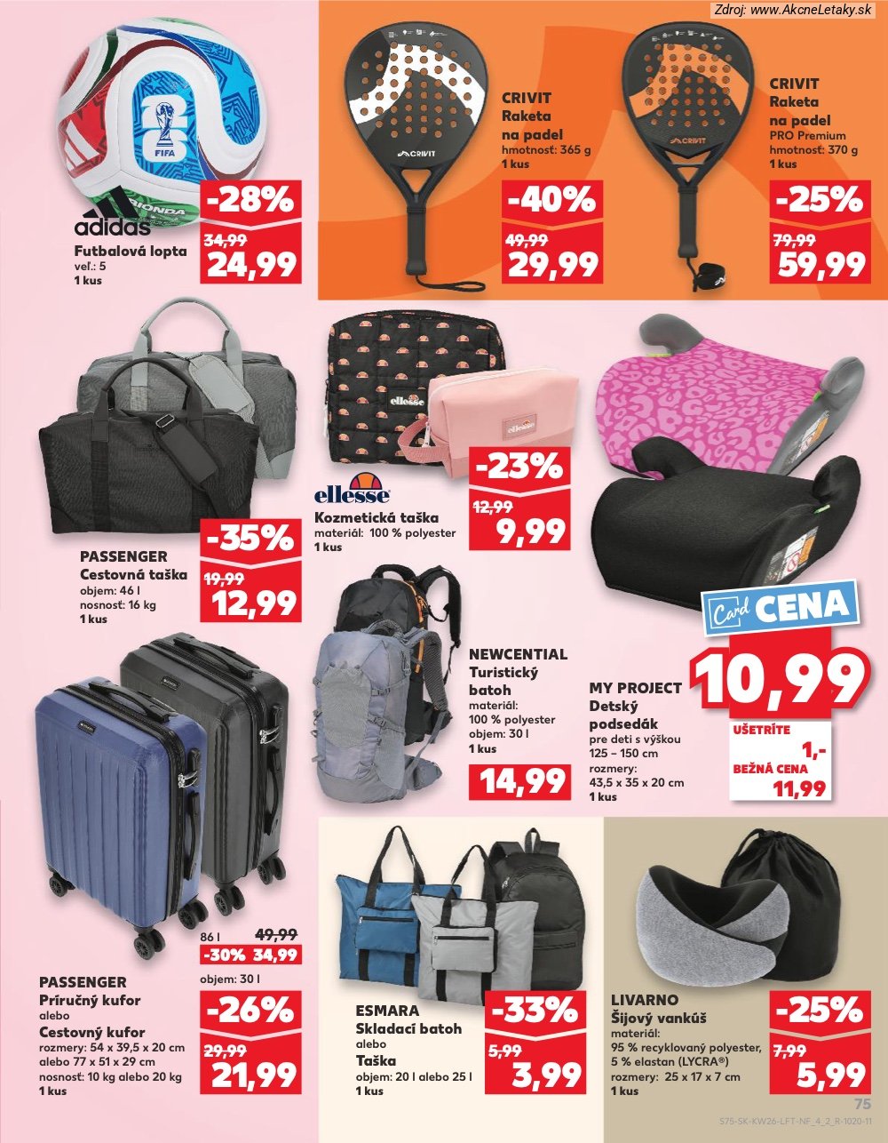 Leták Kaufland (25. 6. - 1. 7. 2026) - strana 75 z 84