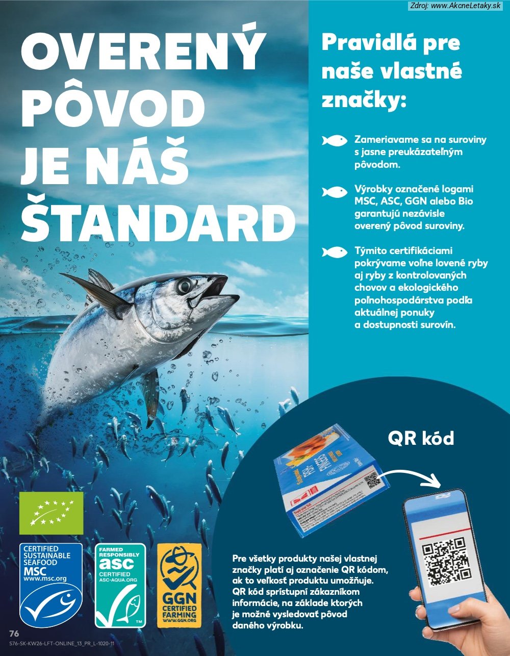 Leták Kaufland (25. 6. - 1. 7. 2026) - strana 76 z 84