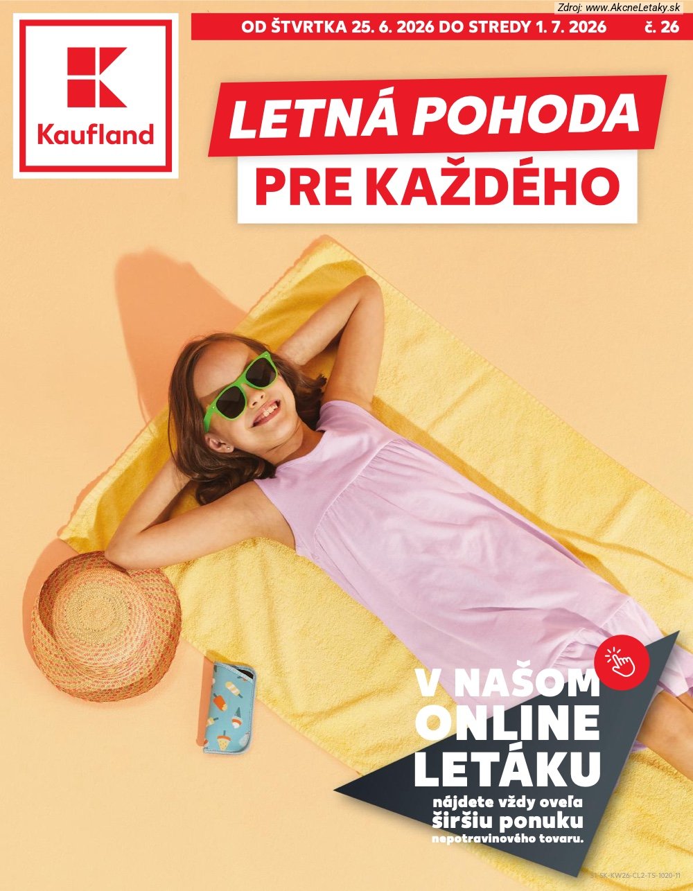 Leták Kaufland (25. 6. - 1. 7. 2026) - strana 1 z 16