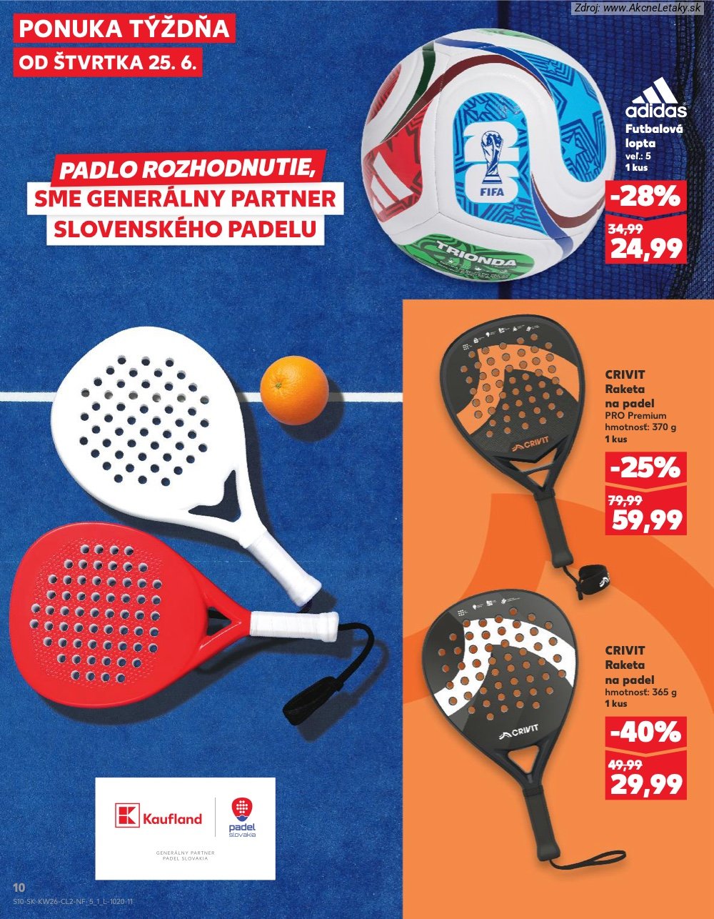 Leták Kaufland (25. 6. - 1. 7. 2026) - strana 10 z 16