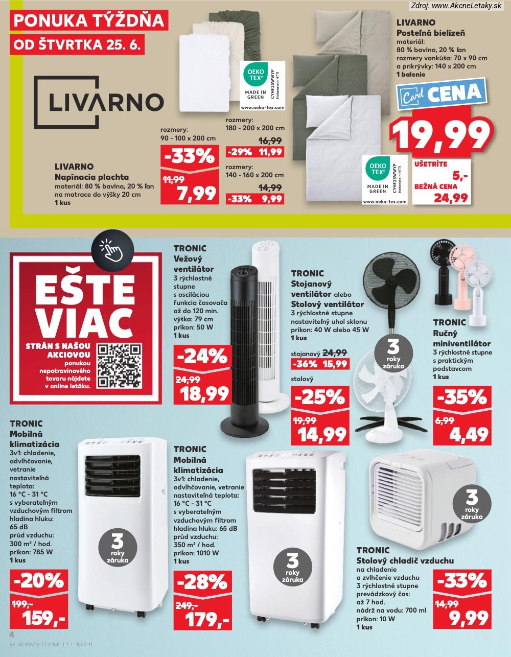 Leták Kaufland (25. 6. - 1. 7. 2026) - strana 4 z 16