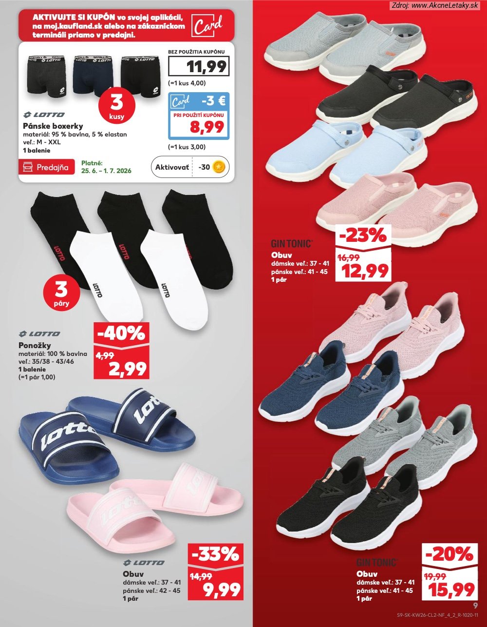 Leták Kaufland (25. 6. - 1. 7. 2026) - strana 9 z 16