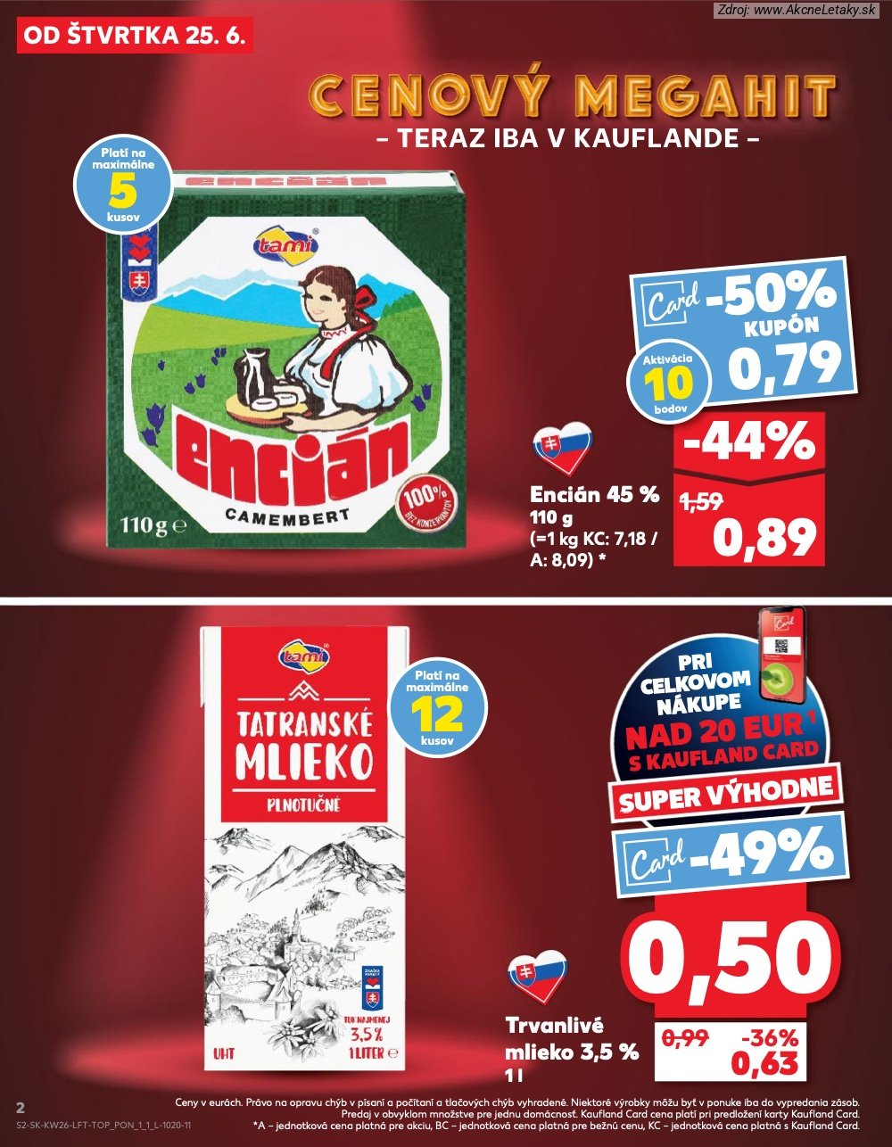 Leták Kaufland (25. 6. - 1. 7. 2026) - strana 2 z 84