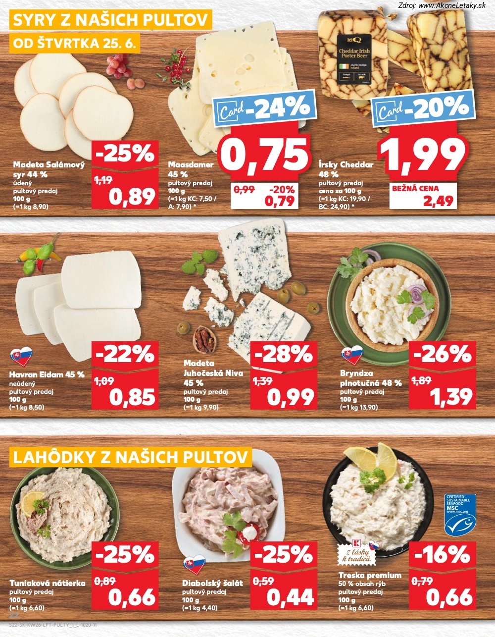 Leták Kaufland (25. 6. - 1. 7. 2026) - strana 22 z 84