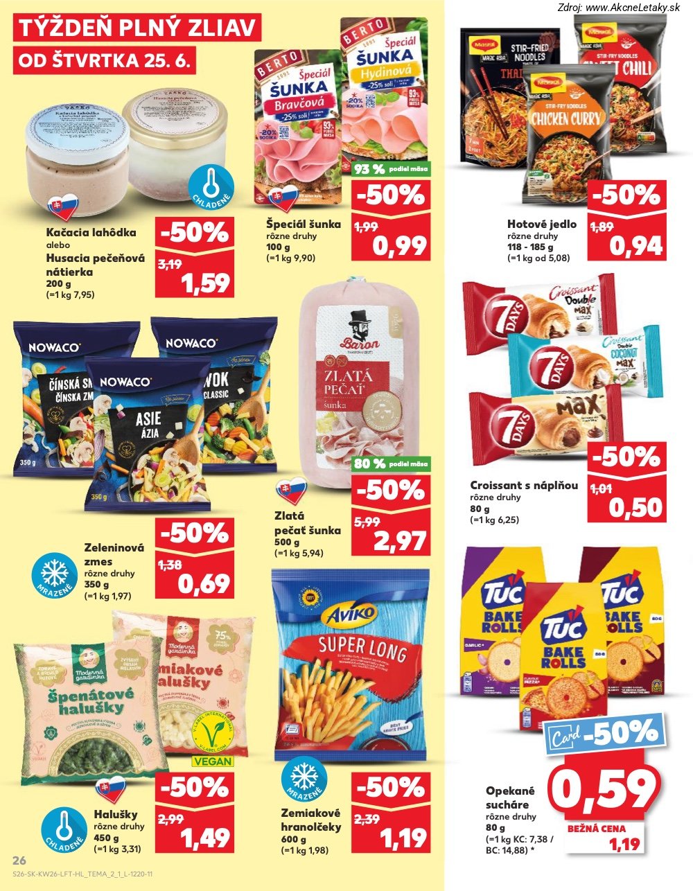Leták Kaufland (25. 6. - 1. 7. 2026) - strana 26 z 84