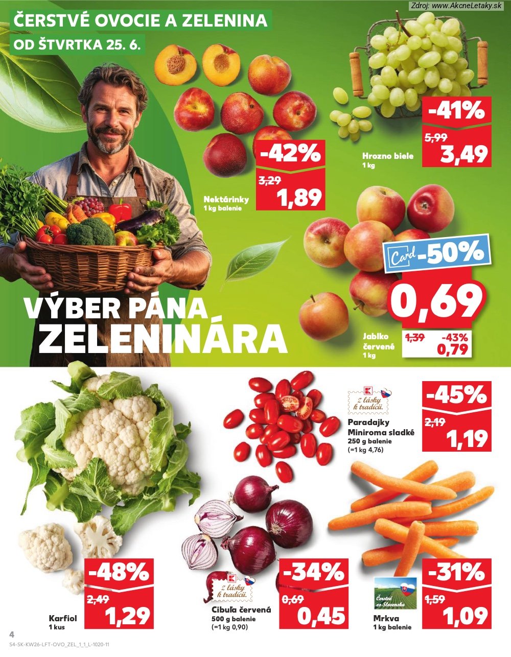 Leták Kaufland (25. 6. - 1. 7. 2026) - strana 4 z 84