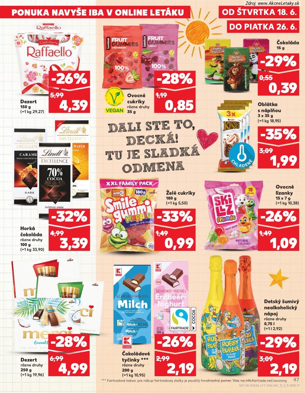 Leták Kaufland (25. 6. - 1. 7. 2026) - strana 47 z 84