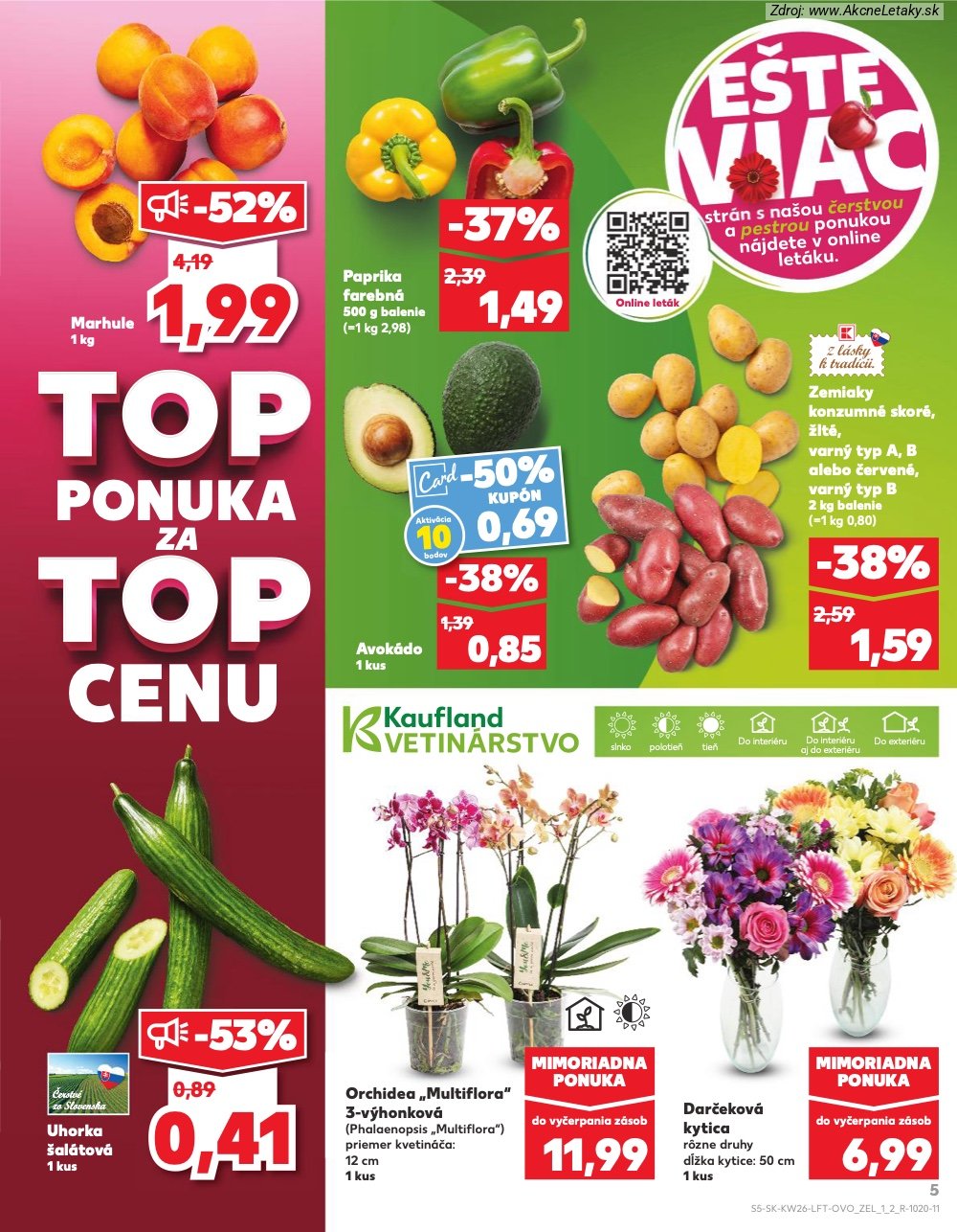 Leták Kaufland (25. 6. - 1. 7. 2026) - strana 5 z 84