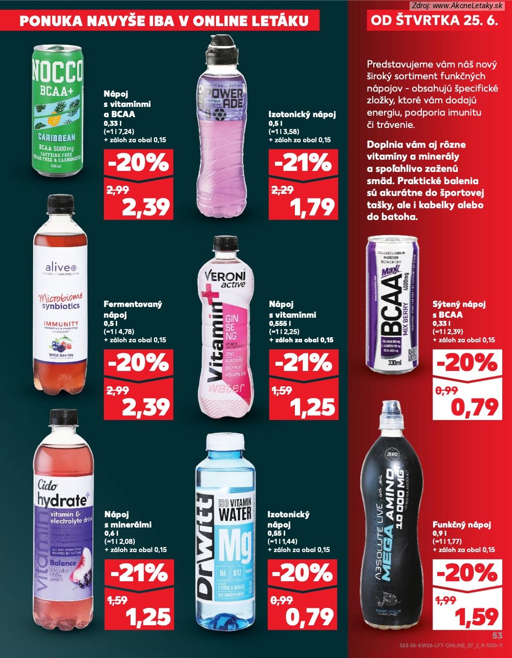 Leták Kaufland (25. 6. - 1. 7. 2026) - strana 53 z 84
