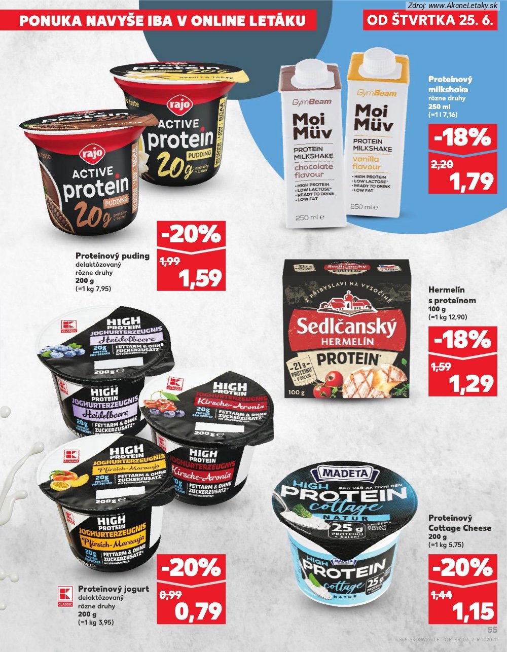 Leták Kaufland (25. 6. - 1. 7. 2026) - strana 55 z 84