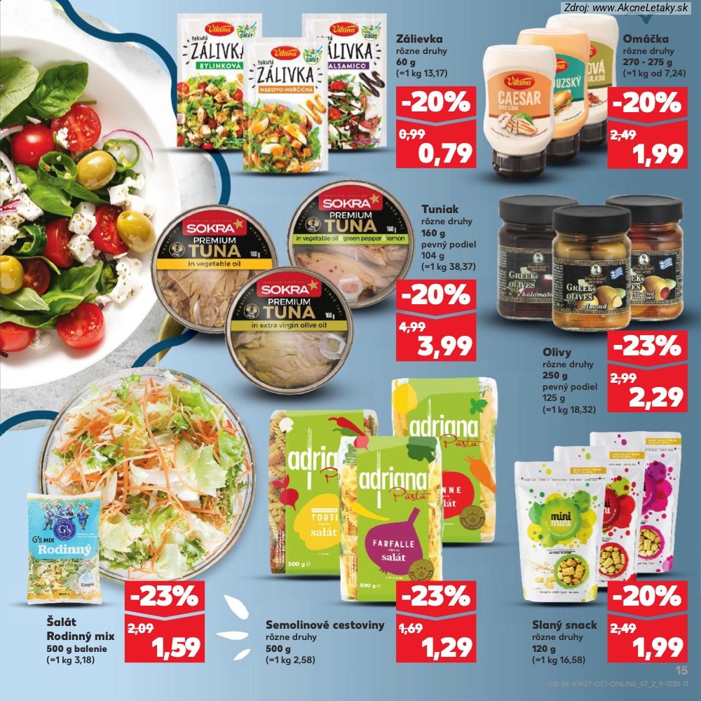 Leták Kaufland (1. 7. - 31. 7. 2026) - strana 15 z 40