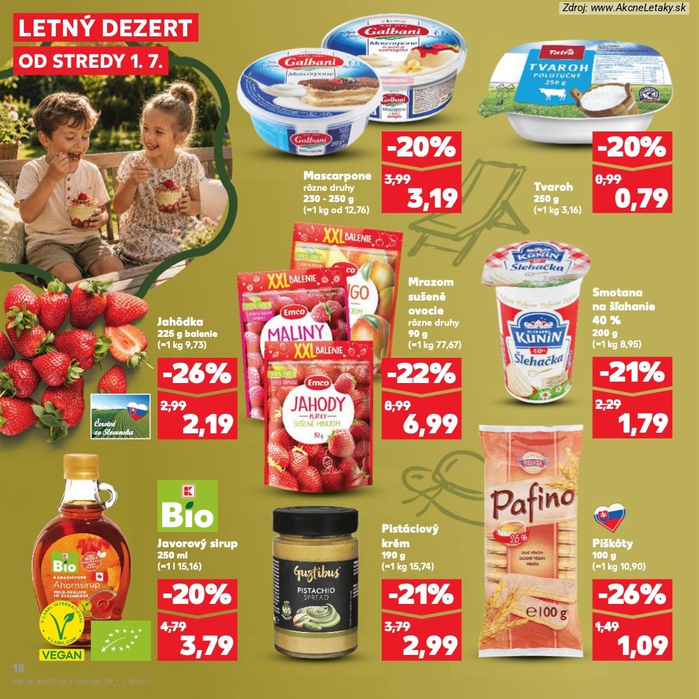 Leták Kaufland (1. 7. - 31. 7. 2026) - strana 18 z 40