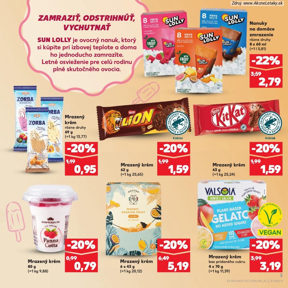 Leták Kaufland (1. 7. - 31. 7. 2026) - strana 3 z 40