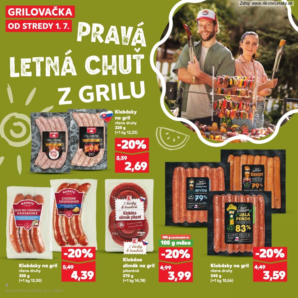 Leták Kaufland (1. 7. - 31. 7. 2026) - strana 6 z 40