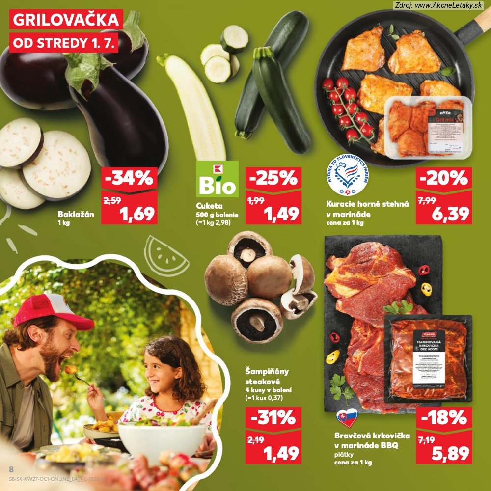 Leták Kaufland (1. 7. - 31. 7. 2026) - strana 8 z 40