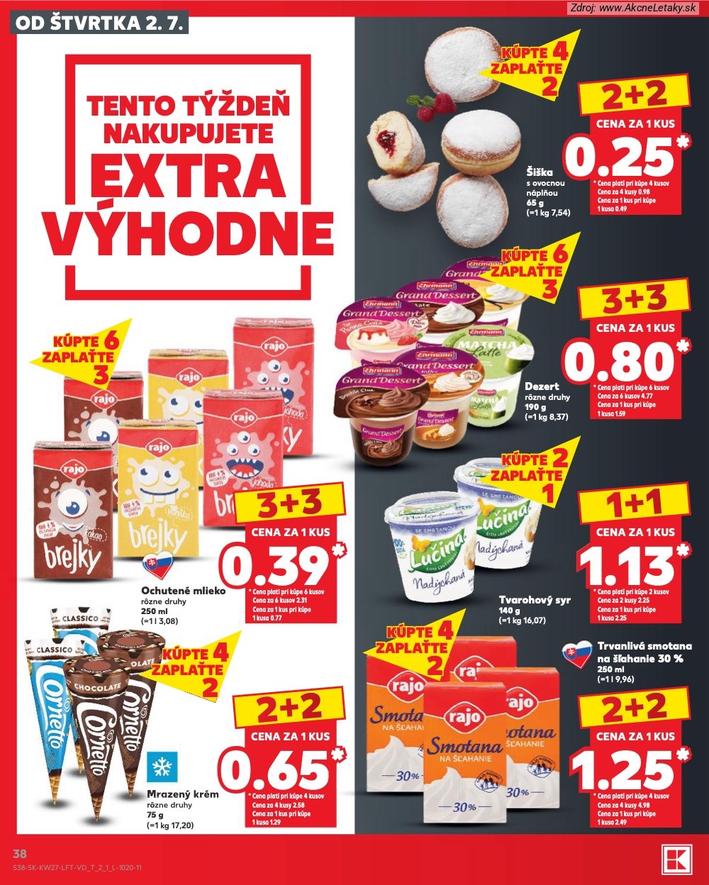 Leták Kaufland (2. 7. - 8. 7. 2026) - strana 38 z 80