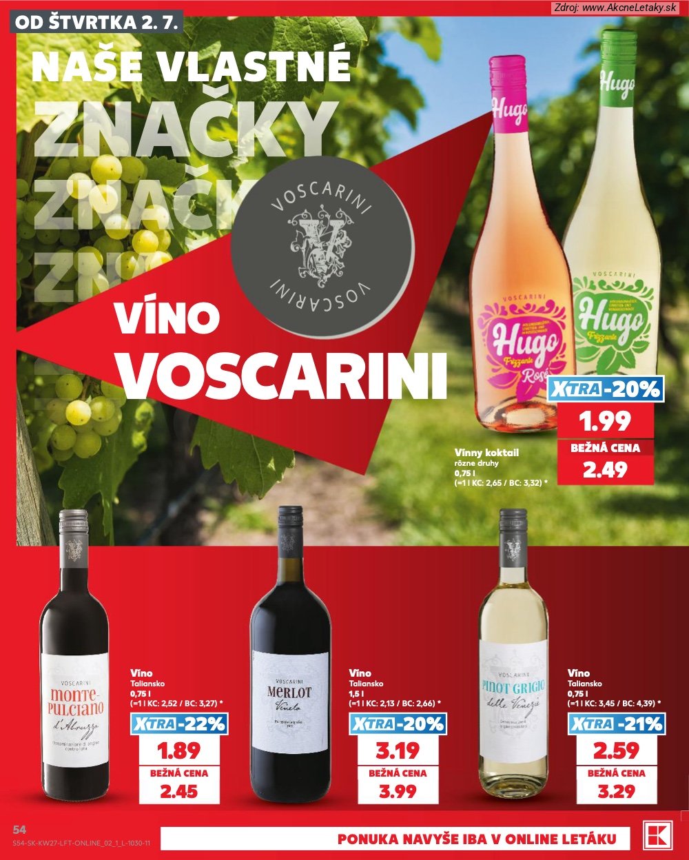 Leták Kaufland (2. 7. - 8. 7. 2026) - strana 54 z 80