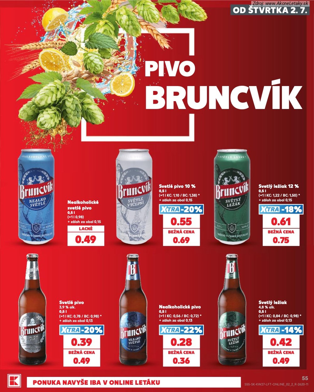Leták Kaufland (2. 7. - 8. 7. 2026) - strana 55 z 80