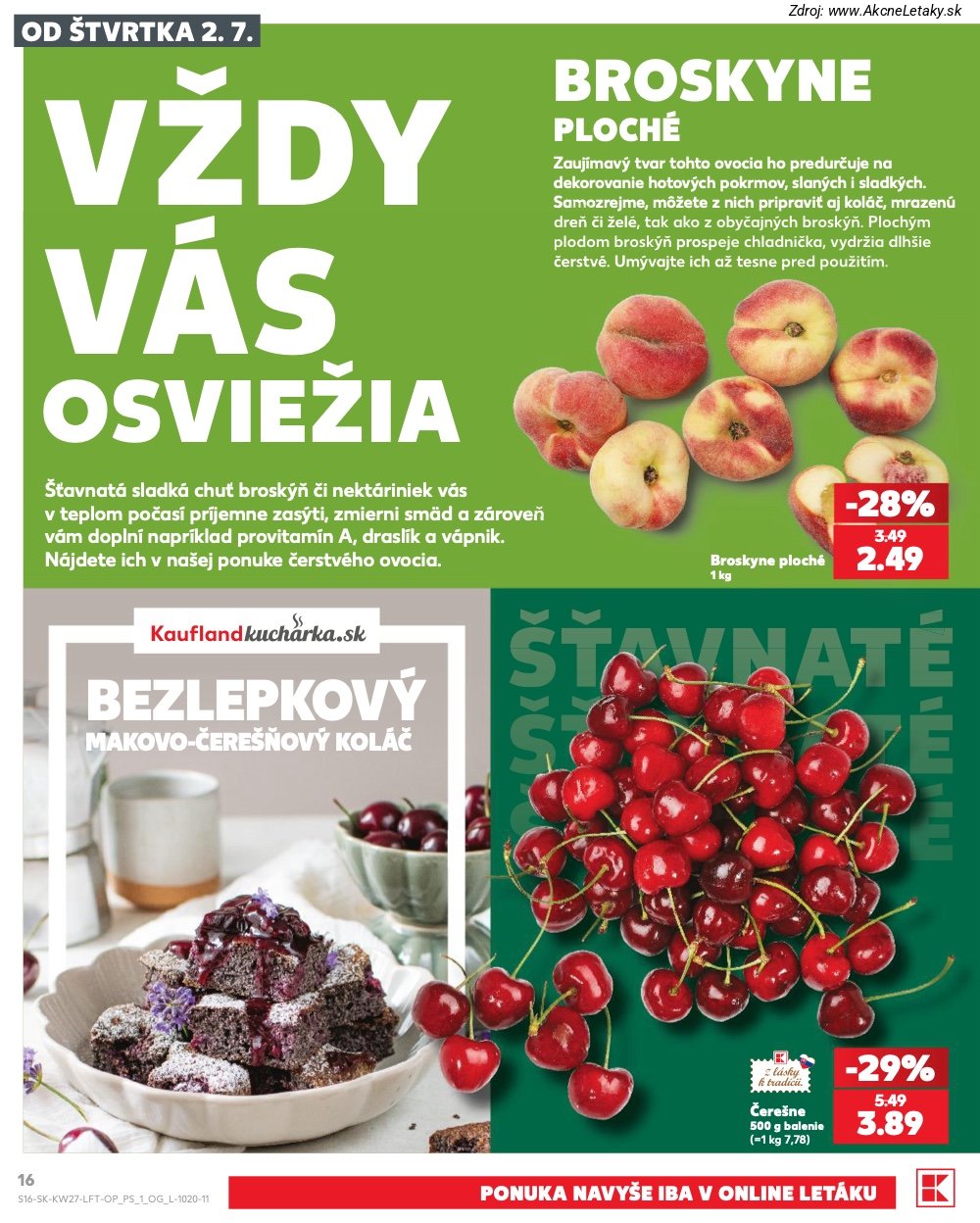 Leták Kaufland (2. 7. - 8. 7. 2026) - strana 16 z 80