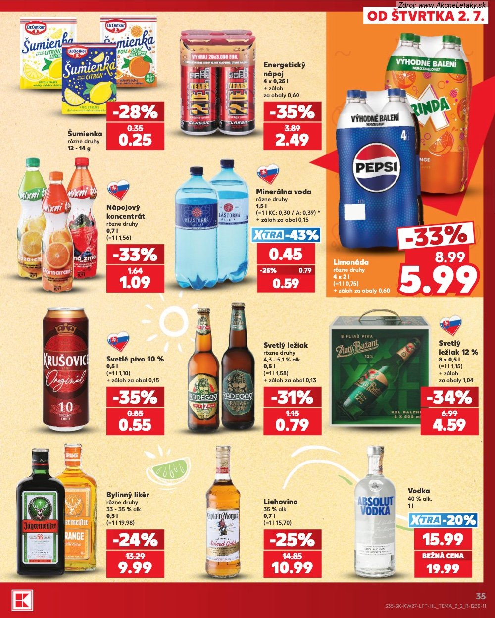 Leták Kaufland (2. 7. - 8. 7. 2026) - strana 35 z 80