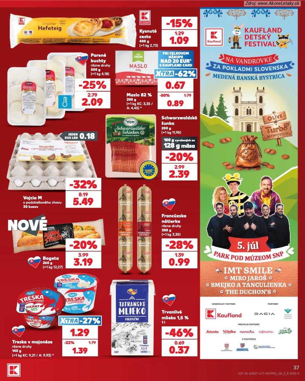 Leták Kaufland (2. 7. - 8. 7. 2026) - strana 37 z 80