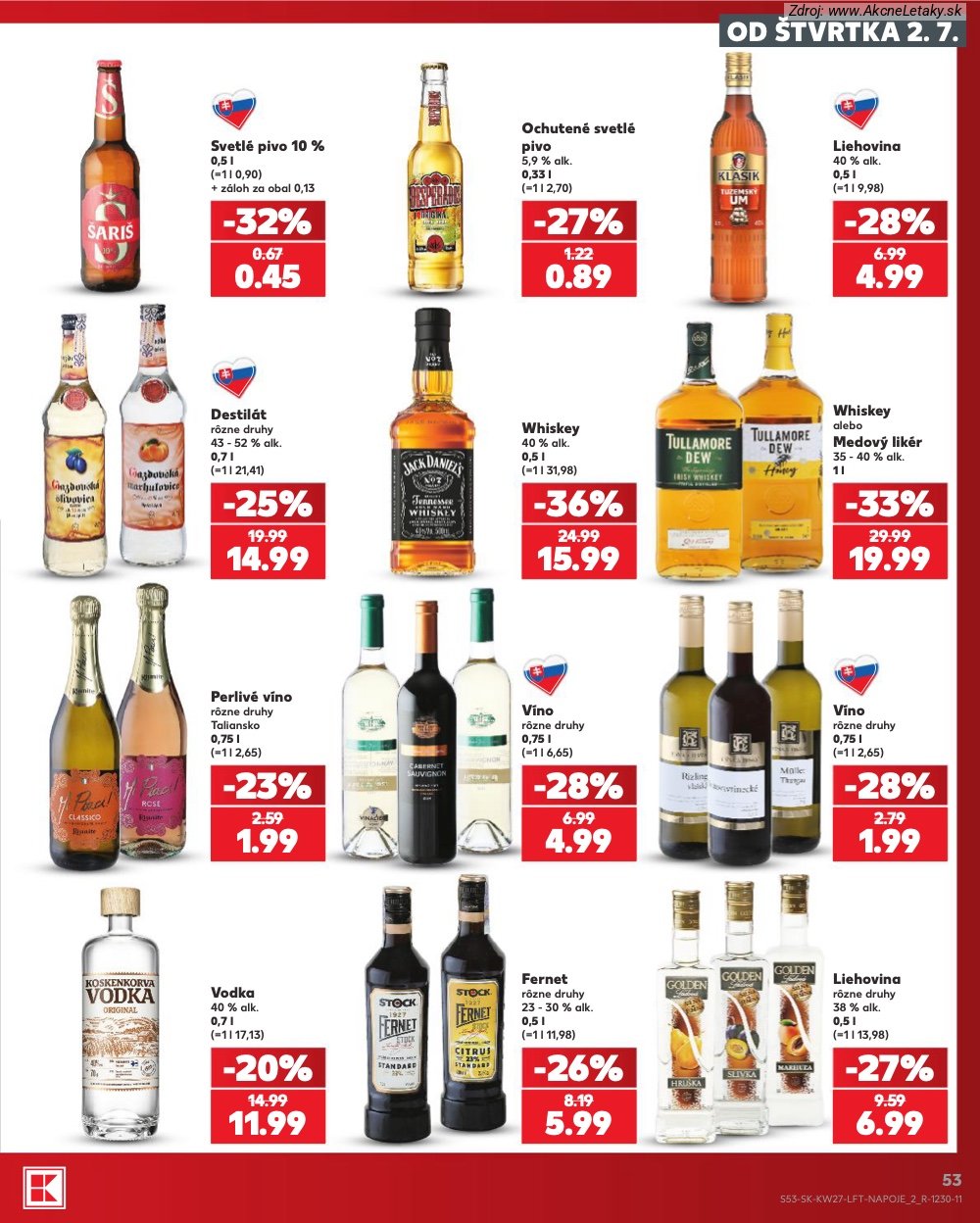 Leták Kaufland (2. 7. - 8. 7. 2026) - strana 53 z 80