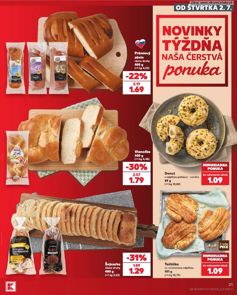 Leták Kaufland (2. 7. - 8. 7. 2026) - strana 21 z 80
