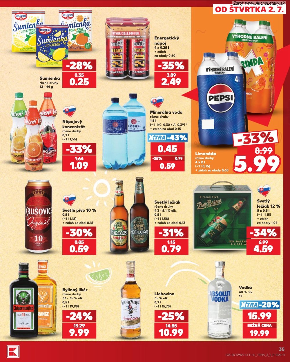 Leták Kaufland (2. 7. - 8. 7. 2026) - strana 35 z 80