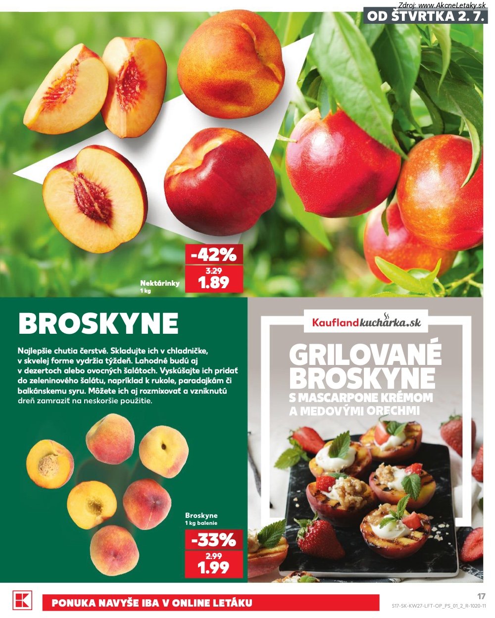 Leták Kaufland (2. 7. - 8. 7. 2026) - strana 17 z 80